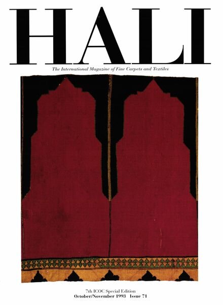 HALI – October-November 1993 Cover