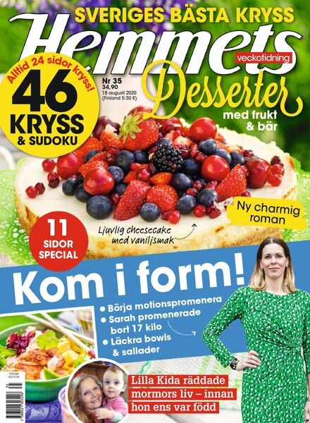 Hemmets Veckotidning – 18 augusti 2020 Cover