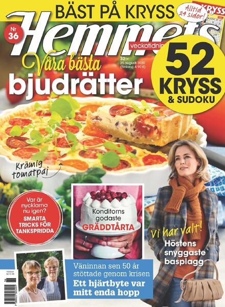 Hemmets Veckotidning – 25 augusti 2020 Cover