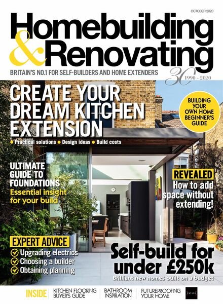 Homebuilding & Renovating – October 2020 Cover