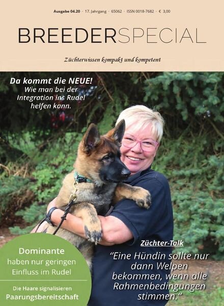 HundeWelt Breeder Special – Nr.4 2020 Cover