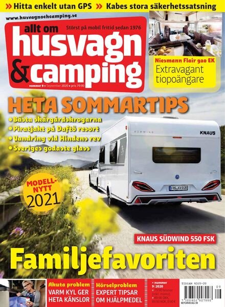 Husvagn & Camping – september 2020 Cover
