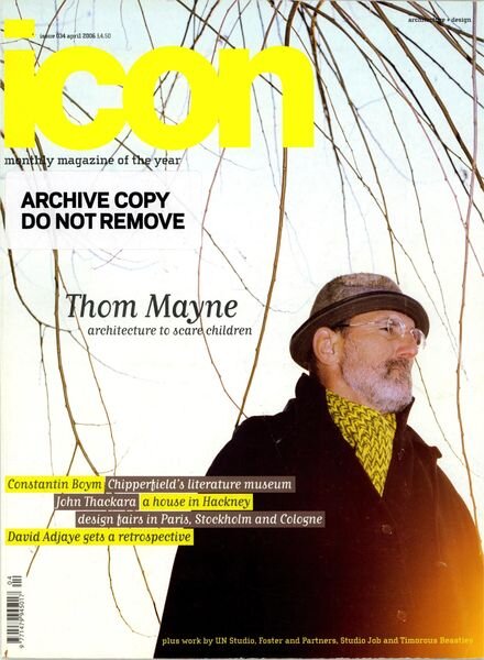 ICON – April 2006 Cover