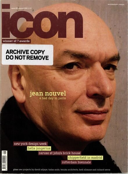 ICON – August 2005 Cover