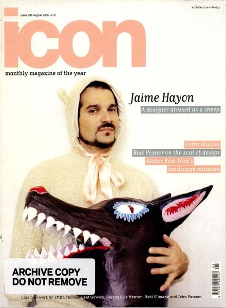 ICON – August 2006 Cover