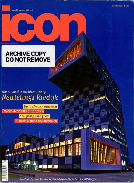 ICON – January 2006 Cover