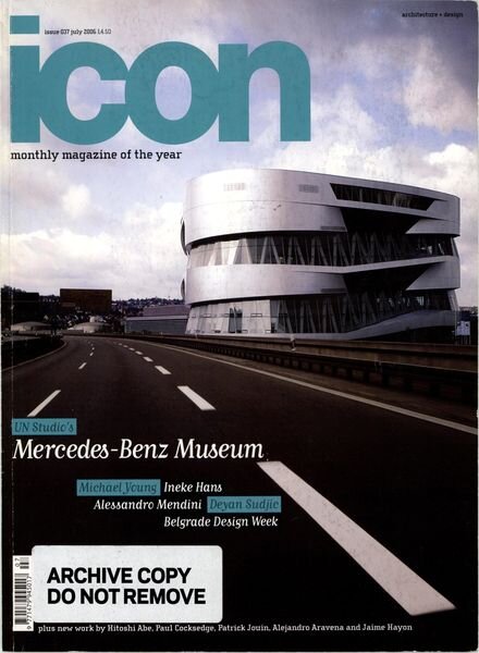 ICON – July 2006 Cover