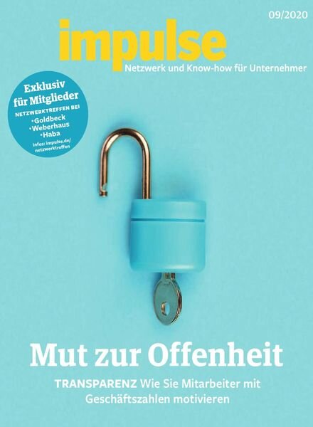 impulse – September 2020 Cover