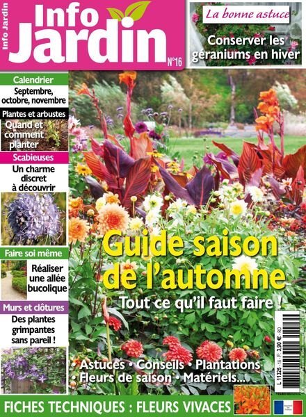 Info Jardin – Septembre-Novembre 2020 Cover