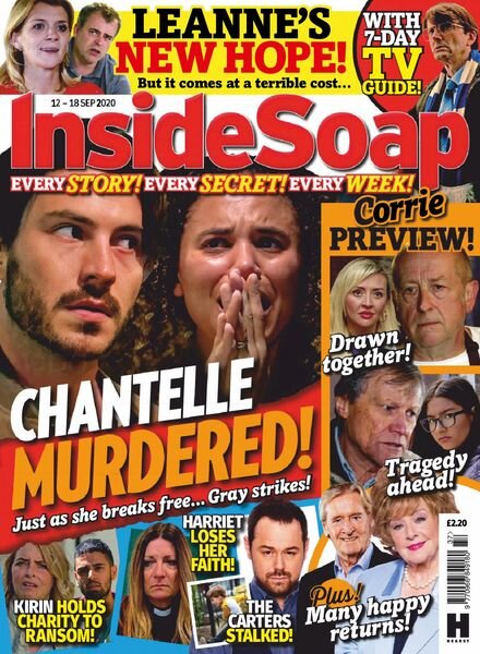 Inside Soap UK – 12 September 2020 Cover