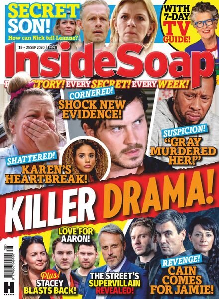 Inside Soap UK – 19 September 2020 Cover