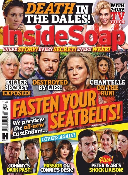 Inside Soap UK – 22 August 2020 Cover