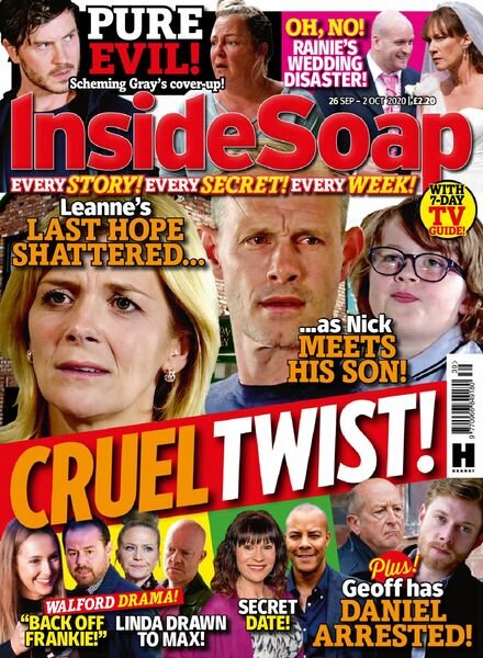 Inside Soap UK – 26 September 2020 Cover