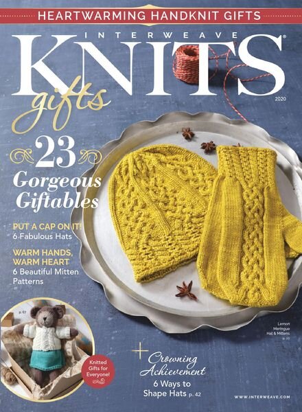 Interweave Knits – August 2020 Cover