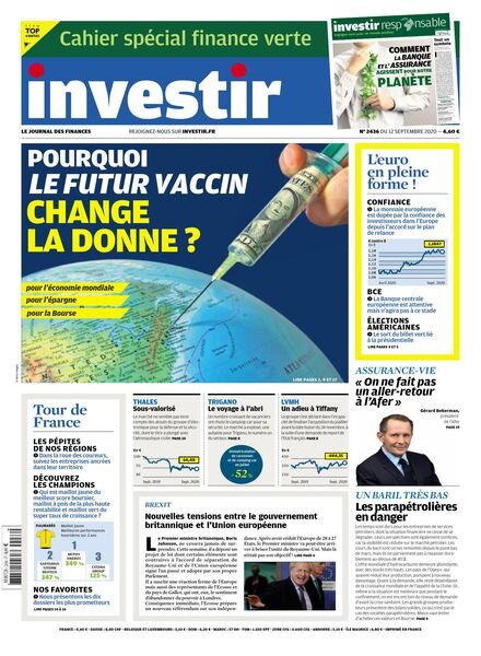 Investir – 12 September 2020 Cover