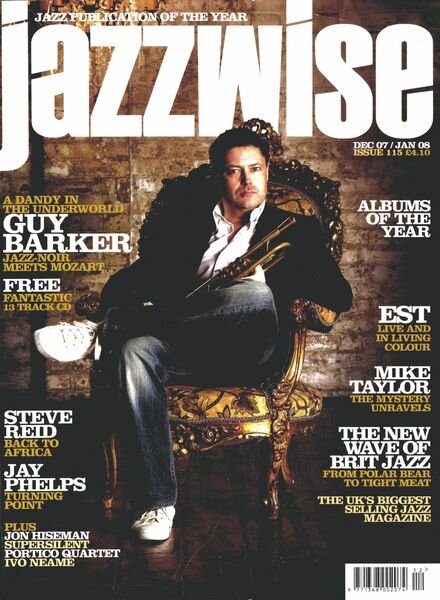 Jazzwise Magazine – December 2007 – January 2008 Cover