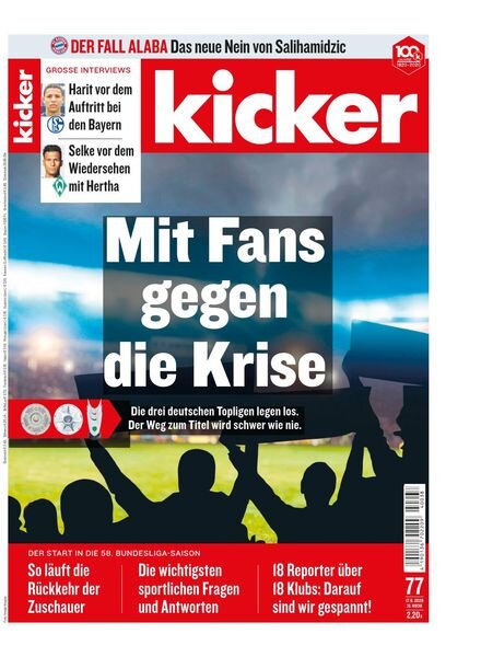 Kicker – 17 September 2020 Cover