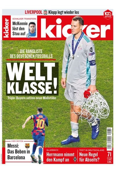 Kicker – 27 August 2020 Cover