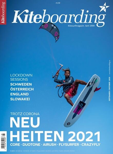 Kiteboarding – September-Oktober 2020 Cover