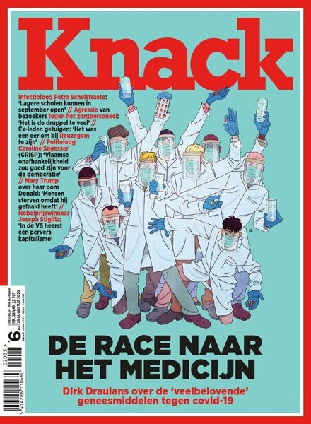 Knack Belgium – 12 Augustus 2020 Cover