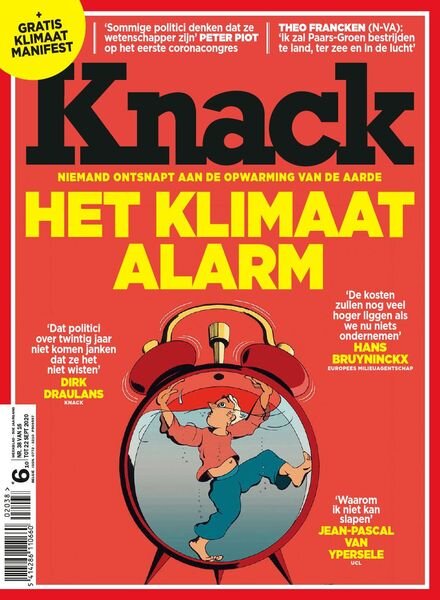 Knack Belgium – 16 September 2020 Cover