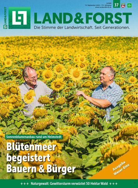 Land & Forst Weser Ems – 08 September 2020 Cover
