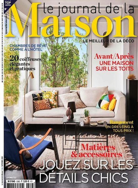 Le Journal de la Maison – Septembre 2020 Cover