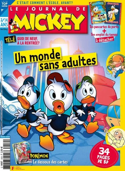 Le Journal de Mickey – 02 septembre 2020 Cover