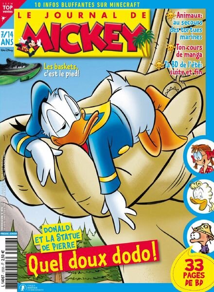 Le Journal de Mickey – 12 aout 2020 Cover