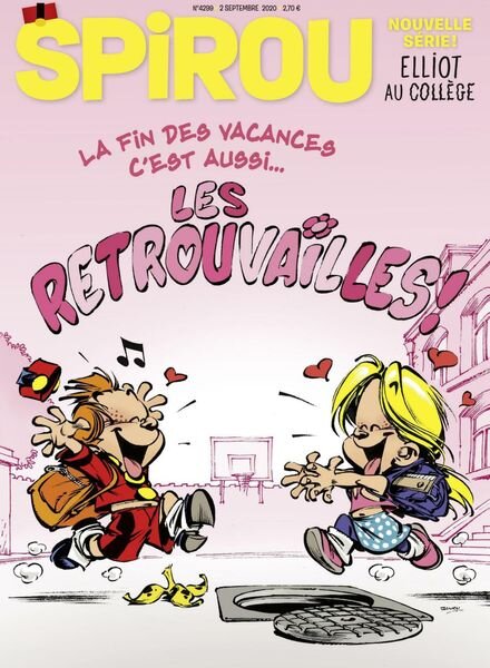 Le Journal de Spirou – 2 Septembre 2020 Cover