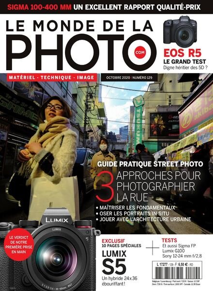 Le monde de la photo – Octobre 2020 Cover