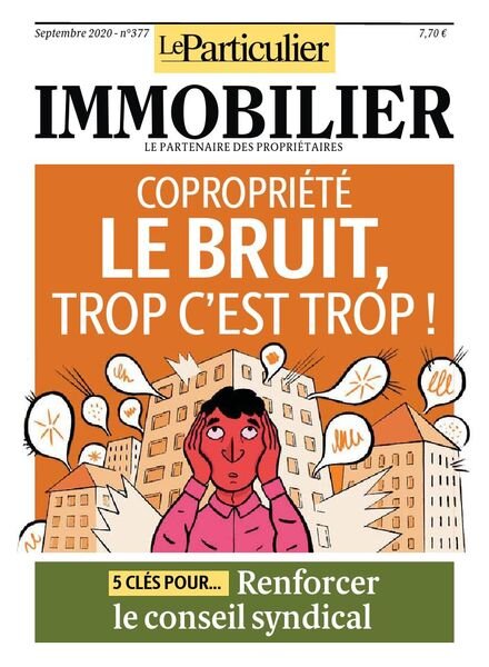 Le Particulier Immobilier – Septembre 2020 Cover