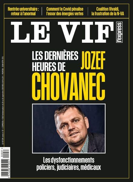 Le Vif L’Express – 10 Septembre 2020 Cover