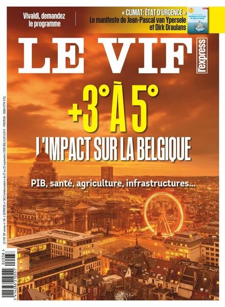 Le Vif L’Express – 17 Septembre 2020 Cover