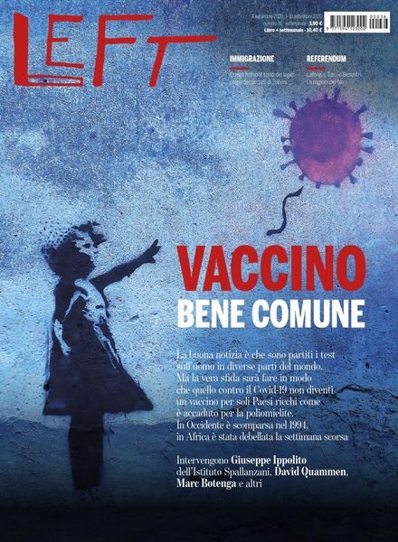 Left – 4 Settembre 2020 Cover