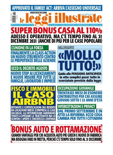 Leggi Illustrate – Settembre 2020 Cover