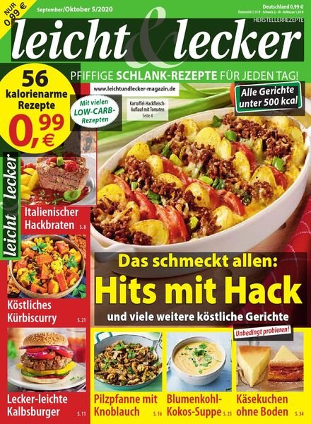 Leicht & Lecker – September-Oktober 2020 Cover