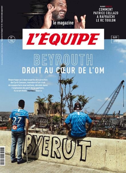 L’Equipe Magazine – 5 Septembre 2020 Cover