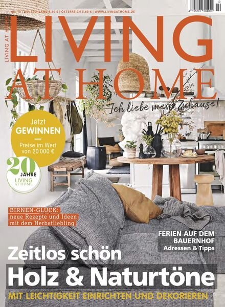 Living at Home – Oktober 2020 Cover