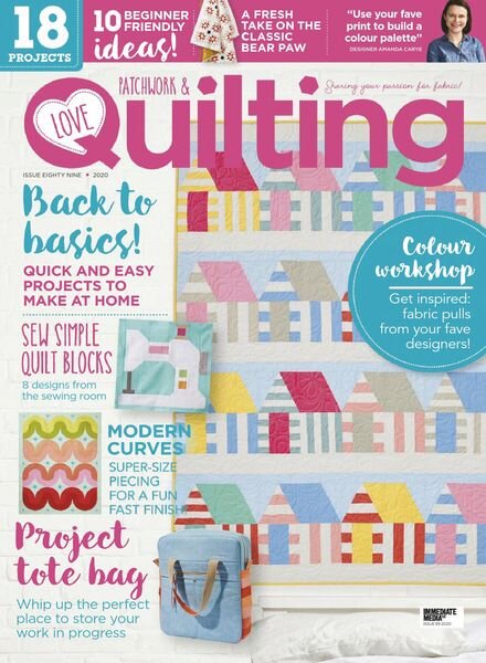 Love Patchwork & Quilting – September 2020 Cover