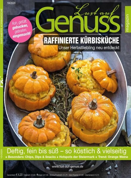 Lust auf Genuss – Oktober 2020 Cover