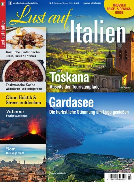 Lust auf Italien – September-Oktober 2020 Cover