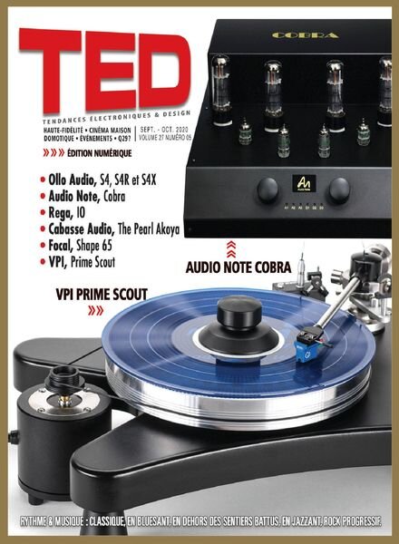 Magazine TED par QA&V – septembre 2020 Cover