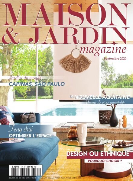Maison & Jardin Magazine – Septembre 2020 Cover