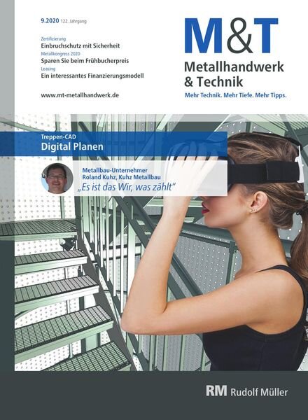 M&T Metallhandwerk – September 2020 Cover