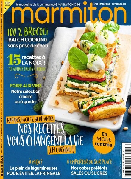 Marmiton – Septembre-Octobre 2020 Cover