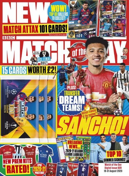 Match of the Day – 18 August 2020 Cover