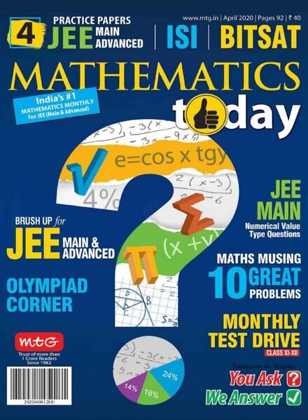 Mathematics Today – April 2020 Cover