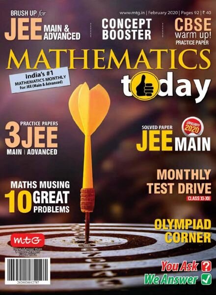 Mathematics Today – February 2020 Cover