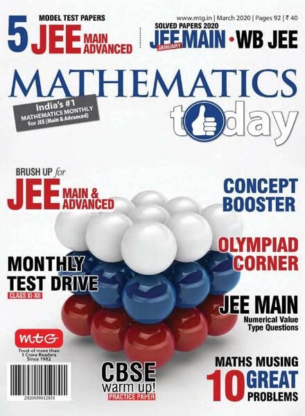Mathematics Today – March 2020 Cover